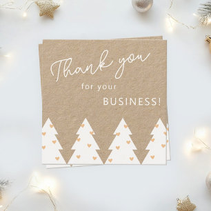 Christmas Customer Appreciation Business Card