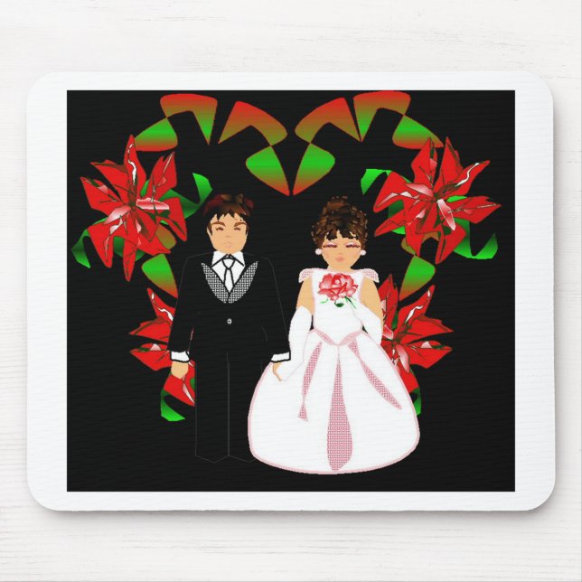 Christmas Customisable Mouse Mat (Front)
