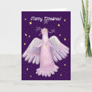 Christmas cute Angel Card