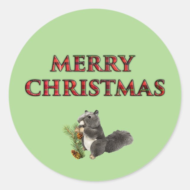Christmas cute animal stickers (Front)