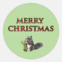 Christmas cute animal stickers