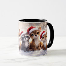 Christmas Cute Animals Holiday