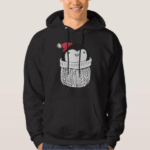 Christmas Cute Baby Penguin in Turtleneck Sweater