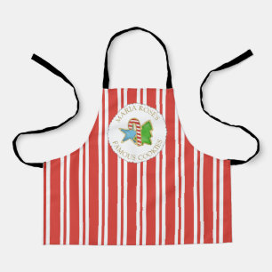 Christmas Cute Baking Whimsical Colourful Cookies Apron