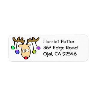 Christmas Cute Cartoon Red Nose Reindeer