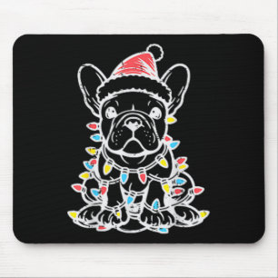 Christmas Cute Dog French Bulldog Xmas Frenchie Me Mouse Mat