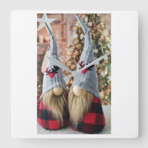 ****CHRISTMAS CUTE FINISH GNOMES**** CLOCK