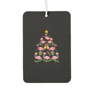 Christmas - Cute Flamingo Christmas Tree Car Air Freshener