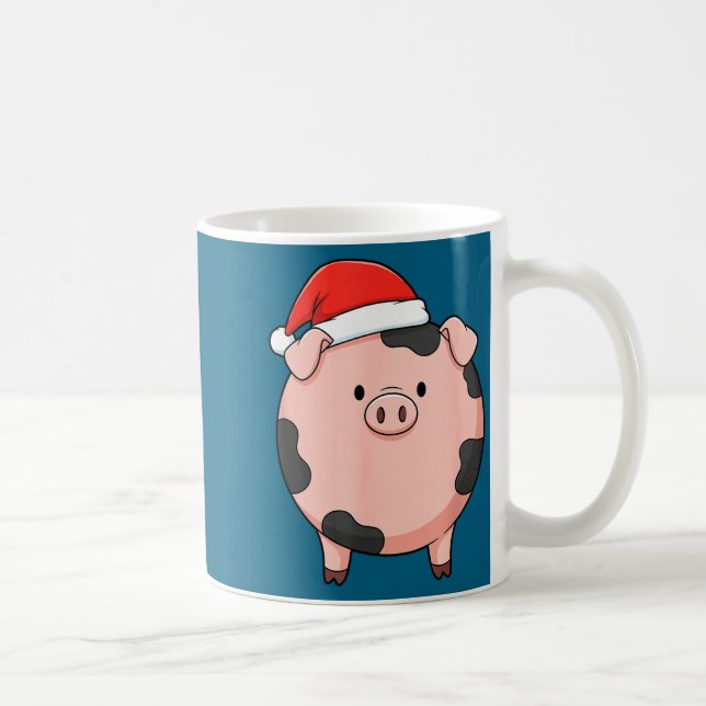 Christmas Cute G Round Nk G Holiday Art  Coffee Mug (Right)