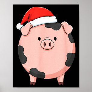 Christmas Cute G Round Nk G Holiday Art Poster