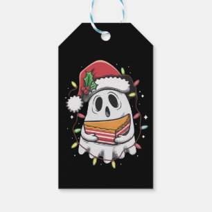 Christmas Cute Ghost Santa Party Xmas Holiday  Gift Tags
