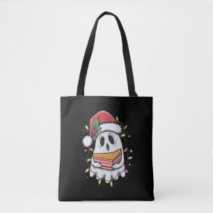 Christmas Cute Ghost Santa Party Xmas Holiday  Tote Bag