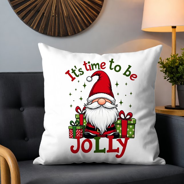 Christmas Cute Jolly Santa Holiday Cushion (Creator Uploaded)