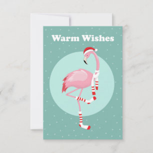 Christmas Cute Pink Flamingo