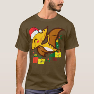 Christmas Cute Pterosaur Dinosaur Christmas Holida T-Shirt