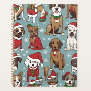 Christmas cute puppy planner
