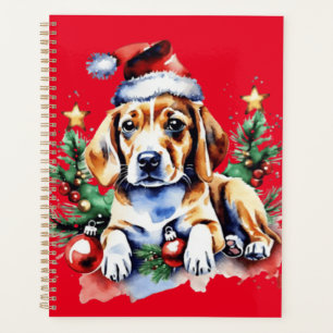 Christmas cute puppy planner