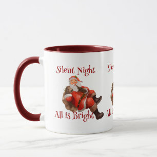 Christmas Cute Santa Claus Funny Jolly Mug