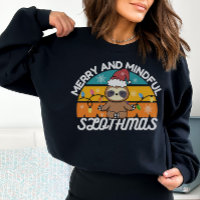 Christmas Cute Sloth Lover Pun Sweatshirt