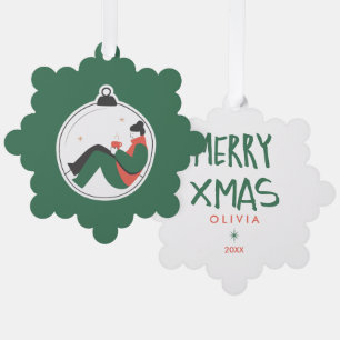 Christmas Cute Tree Decoration Card
