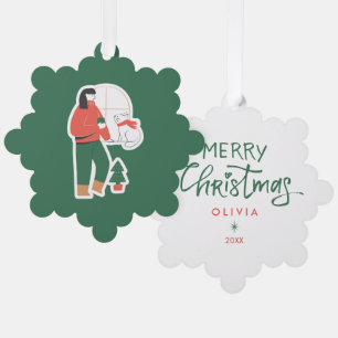 Christmas Cute Tree Decoration Card