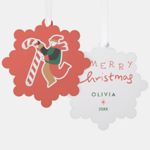 Christmas Cute Tree Decoration Card