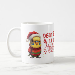 Christmas Cutie Chiclet Animal Art Coffee Mug