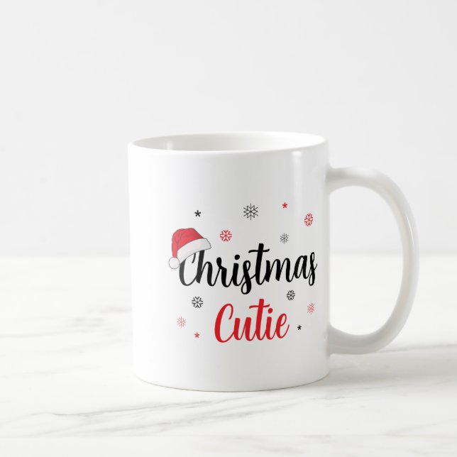 Christmas Cutie Santa Hat  Coffee Mug (Right)
