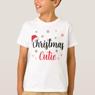 Christmas Cutie Santa Hat T-Shirt
