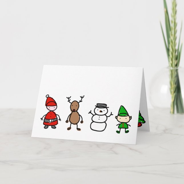 Christmas Cuties Kid Style Card (Front)