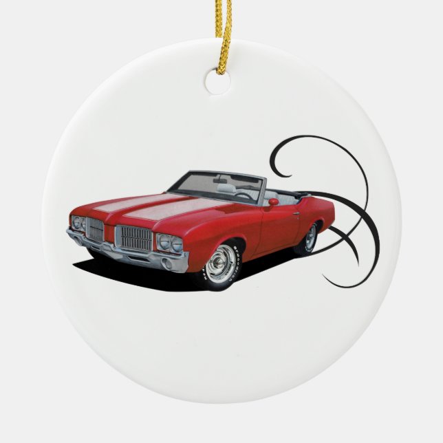 Christmas Cutlass Ceramic Tree Decoration (Front)