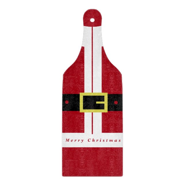 Christmas Cutting Board Funny Canta Design Gift (Front)