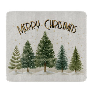 Christmas Cutting Board, Tree Cutting Board