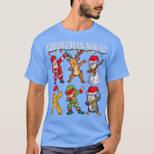 Christmas Dab Santa Friends Matching Family Christ T-Shirt