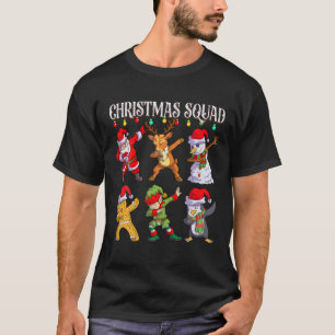 Christmas Dab Santa Friends Matching Family Christ T-Shirt