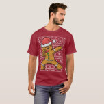 Christmas Dabbing Gingerbread Man T-Shirt<br><div class="desc">Christmas Dabbing Gingerbread Man t shirts for men, women, boys, girls and kids. Funny, holiday humour dab shirts and apparel gifts.</div>