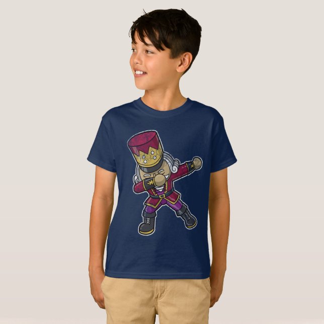 Christmas Dabbing Nutcracker T-Shirt (Front Full)