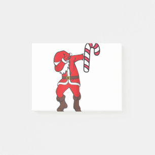 Christmas dabbing santa claus candy cane dance gif post-it notes