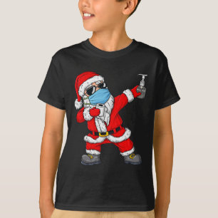 Christmas Dabbing Santa Claus Xmas Fun Boys Kids T T-Shirt