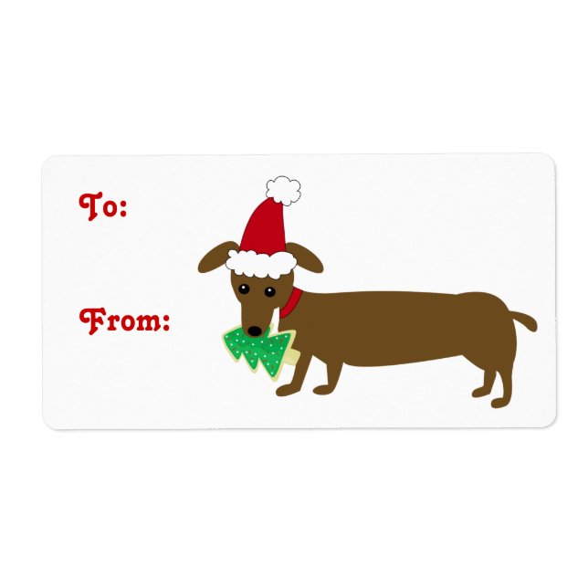 Christmas Dachshund (Front)