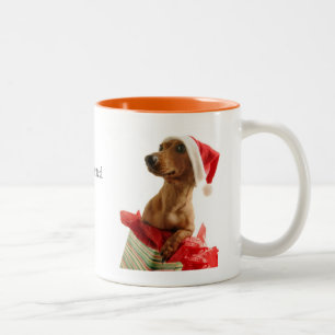 Christmas Dachshund Mug