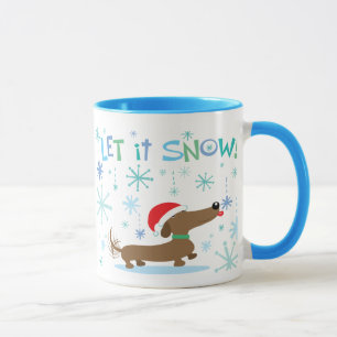 Christmas Dachshund mug