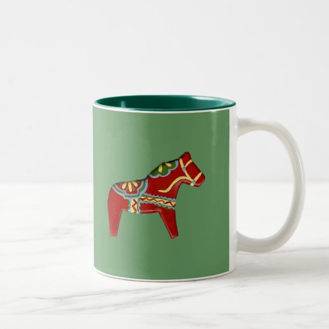 Christmas Dala Horse Mug (Right)