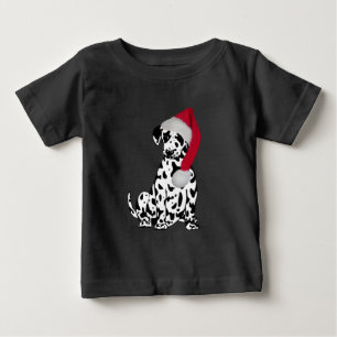 Christmas Dalmatian Baby T-Shirt