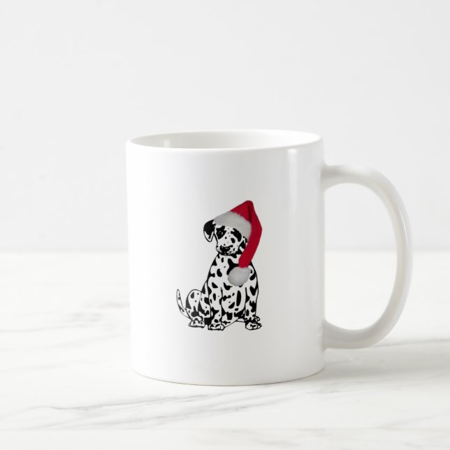 Christmas Dalmatian Coffee Mug (Right)