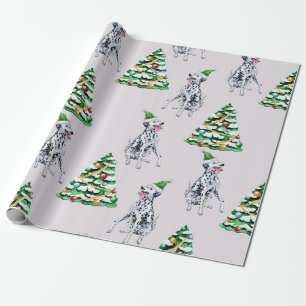 Christmas Dalmatian Dog Lover Gift, Dog Owner Gift Wrapping Paper