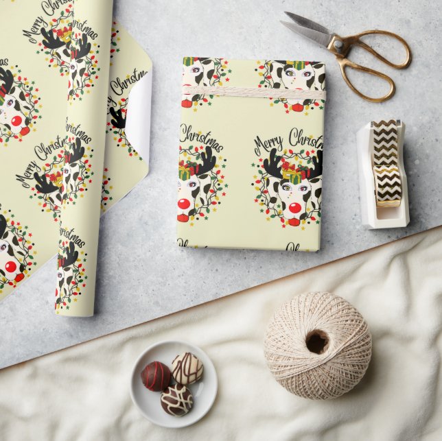 christmas dalmatian gift wrapping paper (Crafts)