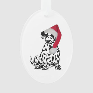 Christmas Dalmatian Ornament
