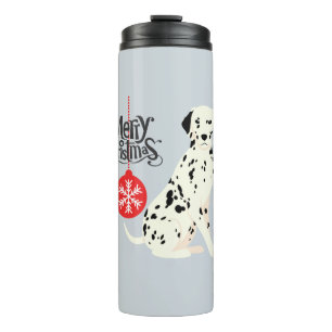 Christmas Dalmatian Thermal Tumbler