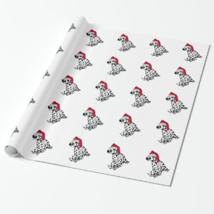 Christmas Dalmatian Wrapping Paper